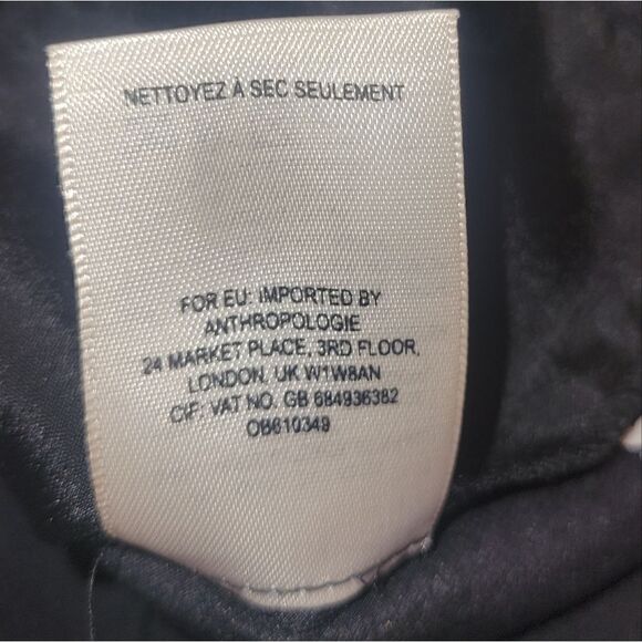 Anthropologie Maeve Silk Black Floral Camisole Lace Panel Racer Back Tank 10 - Picture 10 of 12